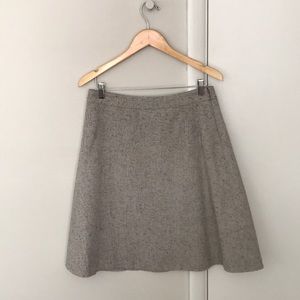 Tweed mid length skirt